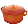 Conjunto de Caçarolas Cerâmica Antiaderente 3 Peças de 20-24-28cm Laranja - Le Cook - 2