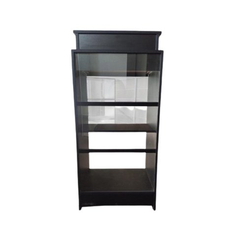 Balcão Caixa Vitrine Lojas e Comércios 100% Mdf Preto Desmontado - Suprema Móveis
