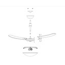 Ver imagem 4 de Ventilador de Teto Tron Aura com 3 Pás Branco 127v