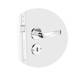 Fechadura Interna Soprano Ícaro Cromada - 2