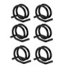 Argola Para Guardanapo de Tecido 6 Peças Anel Porta Guardanapos Luxo - Bronze - 3