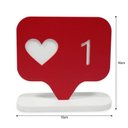 Ver imagem 4 de Adorno Decorativo Enfeite Instagram Coração em MDF