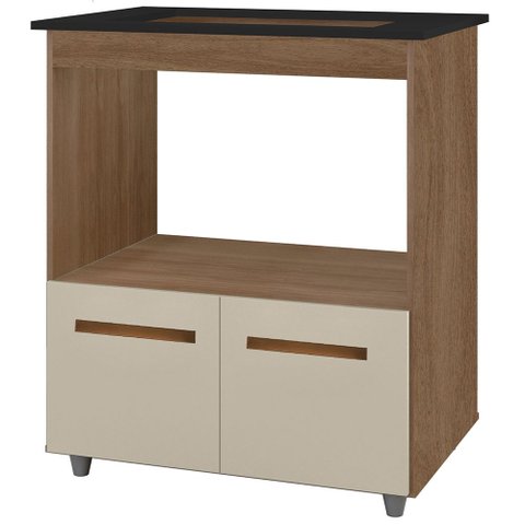 Balcao com Tampo Cooktop 4 Bocas 75cm 9440 Savana Off White Mobbs