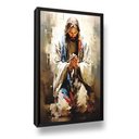 Ver imagem 1 de Quadro Decorativo Jesus em Oração Moldura Sala