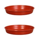 Ver imagem 1 de Kit 2 Prato para Vaso Redondo Suporte para Planta 22x3,4cm