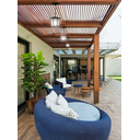 Ver imagem 2 de Pendente de aço Campinas pequeno para 1 lâmpada 20W preto Ideal