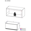 Ver imagem 4 de Armário Aéreo Cozinha 70 Cm 1 Porta Mp3681.964 Branco/preto