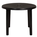 Ver imagem 2 de Mesa Plástica Redonda Demontável Preta