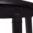 Ver imagem 3 de Mesa Plástica Redonda Demontável Preta