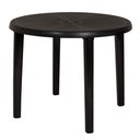 Ver imagem 1 de Mesa Plástica Redonda Demontável Preta