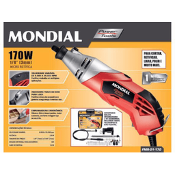 Micro Retífica 170W 110V Mondial - FMR-01 - 2