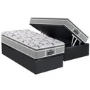 Ver imagem 1 de Cama Box Baú Solteiro: D45 - Ep Guarda Costas Próextreme Plus Pillow Top + Base Crc Suede Gray