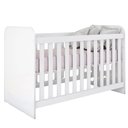 Ver imagem 2 de Berco Infantil Grade Fixa 133x66 Cm Labirinto Branco Henn