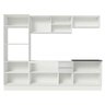 Cozinha Completa 100% MDF Madesa Acordes 270007 com Armário e Balcão Frentes Branco Brilho Cor:Branc - 11