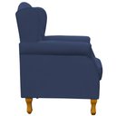 Ver mais imagens de Poltrona Decorativa para Sala de Estar Yara Suede Azul Marinho - Lyam Decor