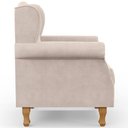Ver mais imagens de Poltrona Decorativa para Sala de Estar Yara Suede Bege - Lyam Decor