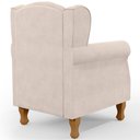 Ver imagem 7 de Poltrona Decorativa para Sala de Estar Yara Suede Bege - Lyam Decor