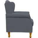 Ver imagem 7 de Kit 2 Poltronas Decorativas para Yara Suede Cinza - Lyam Decor