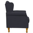 Ver imagem 6 de Poltrona Decorativa Para Sala de Estar Yara Suede Preto - Lyam Decor