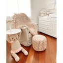 Ver imagem 3 de Manta Sofá/poltrona de Maxi Tricot 0,90x1,20m, Cor Bege - Magma Cotton