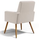 Ver mais imagens de Kit 2 Poltronas Decorativas para Sala de Estar e Recepção Maria Pés Palito Linho - Lyam Decor