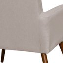 Ver imagem 6 de Kit 2 Poltronas Decorativas para Sala de Estar e Recepção Maria Linho Bege - Lyam Decor