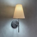 Ver imagem 4 de Kit 2 Arandelas de Parede Clássica Chumbo com Interruptor e Cúpula Bege Ref 05 e Lâmpada Branco Frio