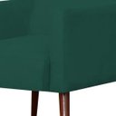 Ver imagem 3 de Poltrona Decorativa Para Sala de Estar e Recepção Maria Pés Palito Verde Musgo - Lyam Decor