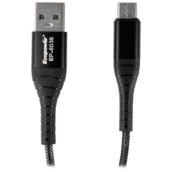 Cabo Ecopower Ep Usb Tipo C Metro Preto Madeiramadeira