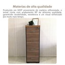 Ver imagem 5 de Conjunto Balcão para Atendimento Recepção e Gaveteiro para Arquivo Alto Marrom/Nogal/Preto Artany