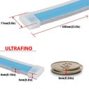Ver imagem 3 de Fita Par Led Farol Seta Sequencial Carro Automotivo 60cm Drl Iluminaçao Segurança DRL Pick Up Silver