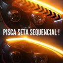 Ver imagem 5 de Fita Par Led Farol Seta Sequencial Carro Automotivo 60cm Drl Iluminaçao Segurança DRL Pick Up Silver