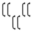 Ver imagem 1 de Alça de Apoio Barra 30cm Inox Kit 6 Unidades Idoso Acessibilidade Cadeirante Segurança Banheiro Box 