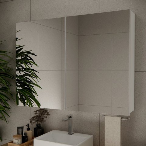 Espelheira de Banheiro 110cm Esp4034 Nature