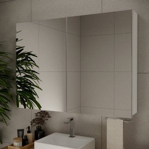 Espelheira de Banheiro 110cm Esp4034 Nature