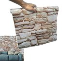 Ver imagem 2 de Papel de Parede Adesivo Kit 36 Unidades Canjiquinha Pedra Casa Quarto Sala Decoraçao Ambiente ideal