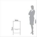 Ver imagem 3 de Mesa Lateral Auxiliar com 1 Gaveta Industrial