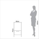 Ver imagem 3 de Mesa Lateral Auxiliar com 1 Gaveta Industrial