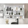 Espelheira Life Para Banheiro 80 2 Portas Com Espelho Cor: Branco - 4