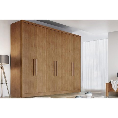 Guarda Roupa Casal 6 Portas e 4 Gavetas New Vértice/messina Cumaru - Novo Horizonte