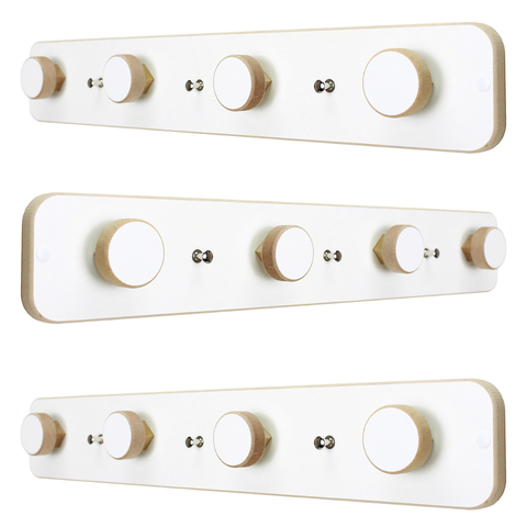 Kit 3un Cabideiro Porta Chave Organizador Porta ou Parede