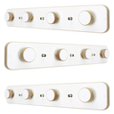 Ver imagem 1 de Kit 3un Cabideiro Porta Chave Organizador Porta ou Parede