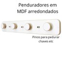 Ver imagem 2 de Kit 3un Cabideiro Porta Chave Organizador Porta ou Parede