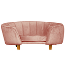 Ver imagem 1 de Poltrona Cama Pet Lady Estofada Tecido Veludo:rosê