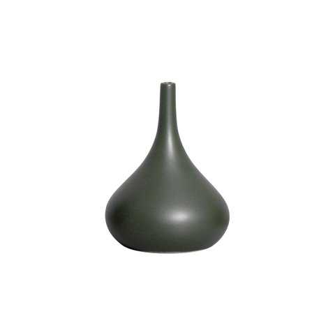 Vaso de Cerâmica Decorativo para Mesa Jasmim P Verde Lúpulo