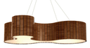Ver imagem 4 de Lustre Pendente Anêmona 70cm – Madeira Imbuia, Design Orgânico, Bivolt