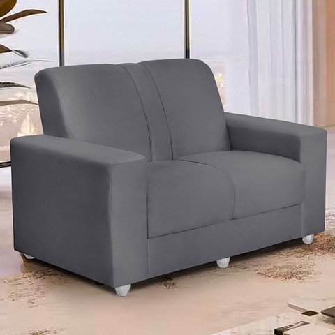 Sofá 1,24m 2 Lugares Suede Roma