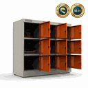 Ver imagem 3 de Armário de Aço Mini 9 Portas - Nk 3343