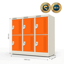 Ver imagem 4 de Armário de Aço Mini 9 Portas - Nk 3343