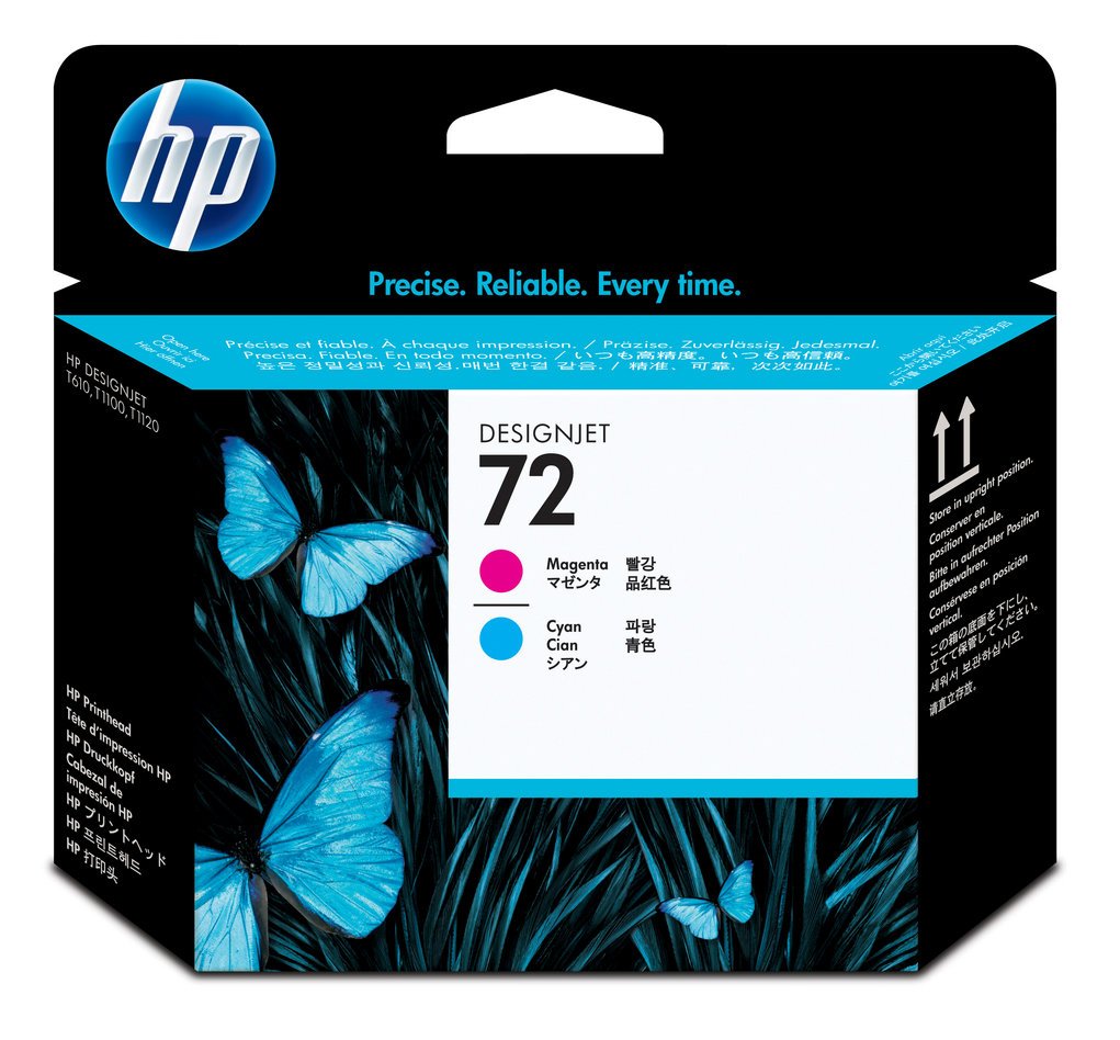 Cabeça de Impressão Hp 72 C9383a Azul Magenta